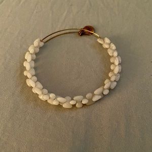 White Alex and Ani Bracelet
